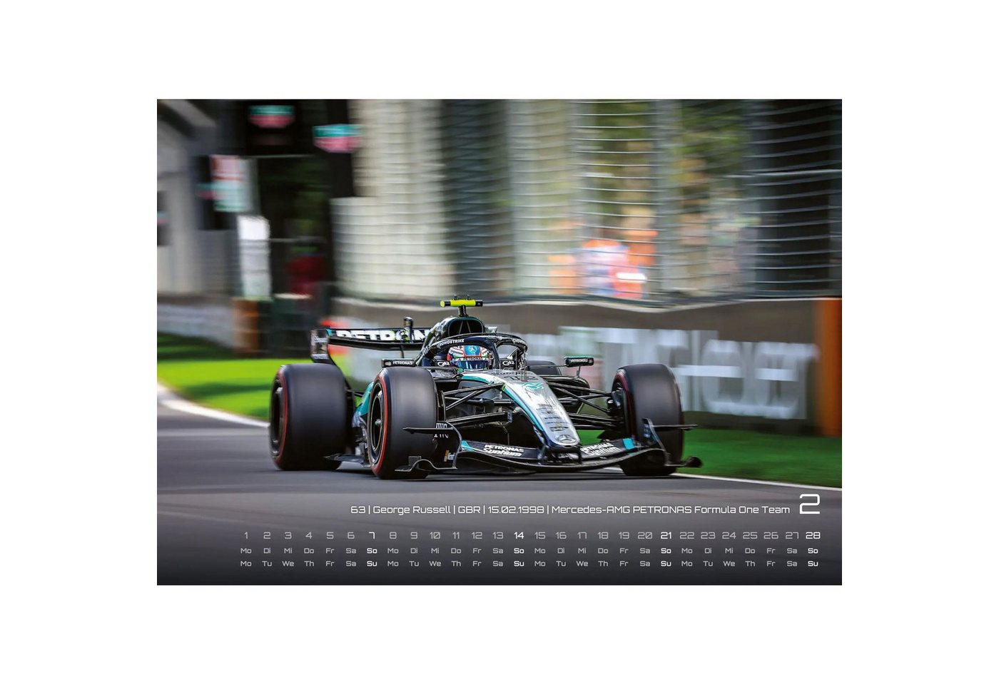 Wandkalender Formel 1 - Grand Prix - 2027 - F1 Kalender DIN A3 Bild 3