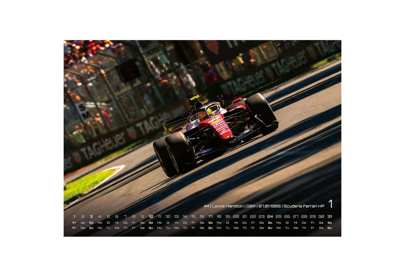 Wandkalender Formel 1 - Grand Prix - 2027 - F1 Kalender DIN A3 Bild 5