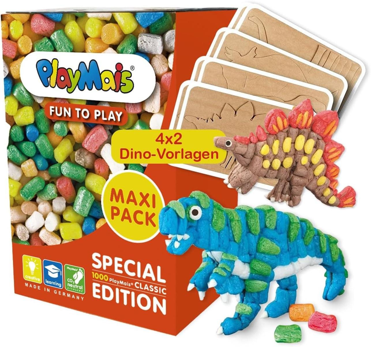 PlayMais Kreativset Playmais Fun to Play MAXI PACK 3in1 Motorik Spielzeug 1000 Teile 3+