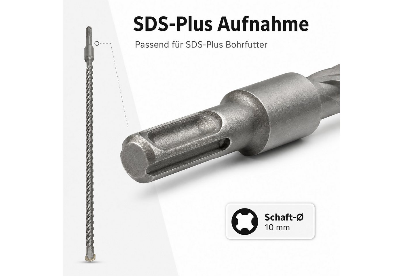 ECI Tools Steinbohrer SDS-Plus Bohrer 1000 mm lang Ø 8–30 mm Bild 4