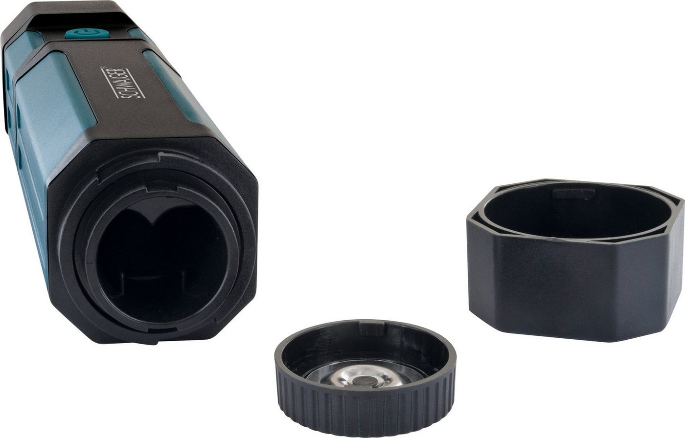 Schwaiger Arbeitsleuchte WLED3120, dimmbar, verschiedene Lichtmodi, mit Haken zum Aufhängen, magnetisch, ausziehbar, COB-LED, kaltweiß, ausziehbar, magnetisch, dimmbar, mit Haken zum Aufhängen