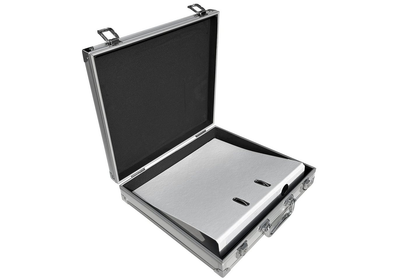 ECI Tools Werkzeugkoffer Leer mit Aluminium Leisten Koffer Box 360 x 340 x 80 mm