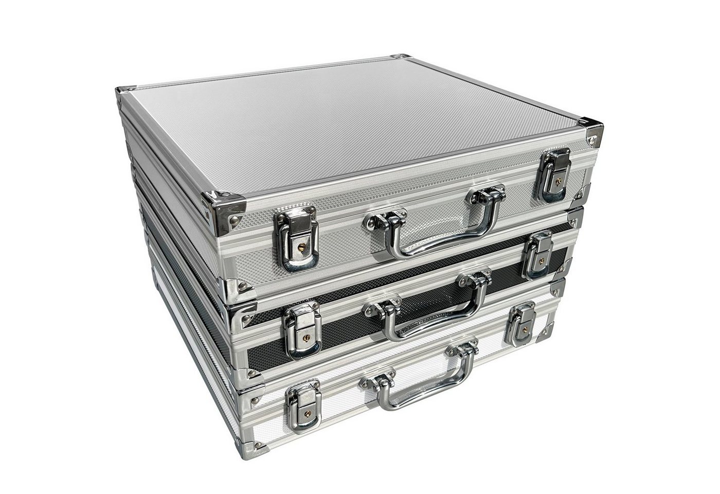 ECI Tools Werkzeugkoffer Leer mit Aluminium Leisten Koffer Box 360 x 340 x 80 mm Bild 4
