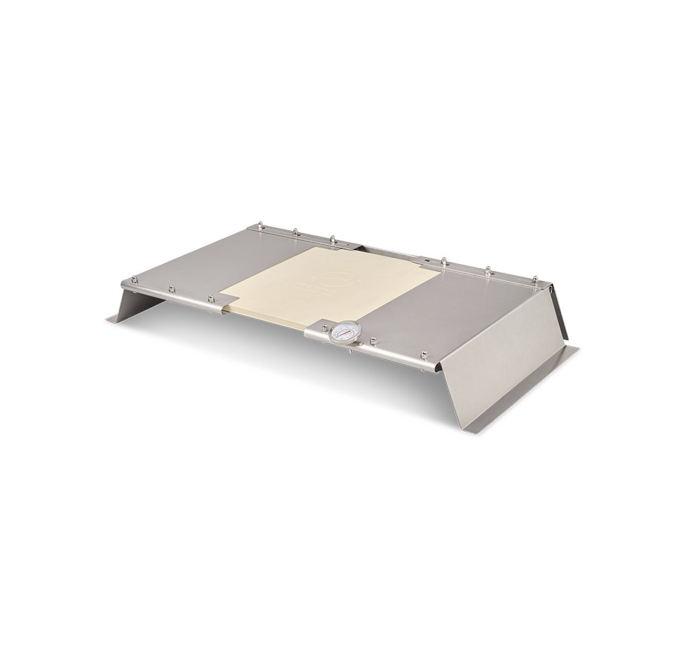 Moesta BBQ Pizzaofen-Grillaufsatz PizzaCover Flex - Gasgrill Pizzaaufsatz, passend für die meistens Gasgrills