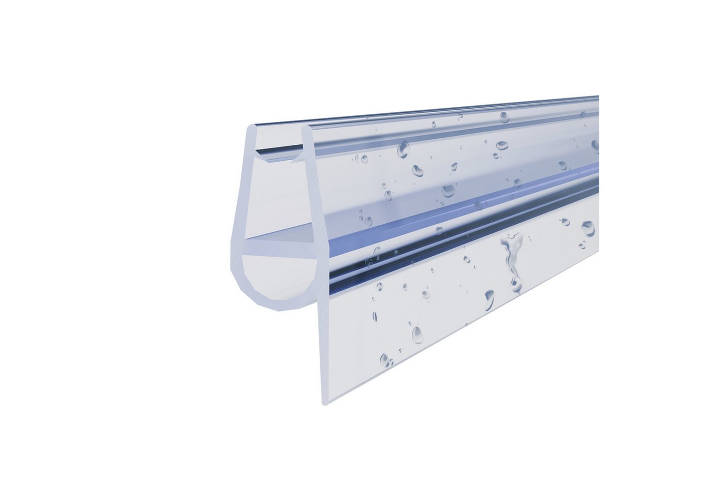 WITEN&NOCK Duschdichtung 2x Bodendichtung Türdichtung Wasserabweiser Dichtungsprofile 8-10 mm, L: 60 cm, L: 50 - 200 cm, (2-St) Bild 2