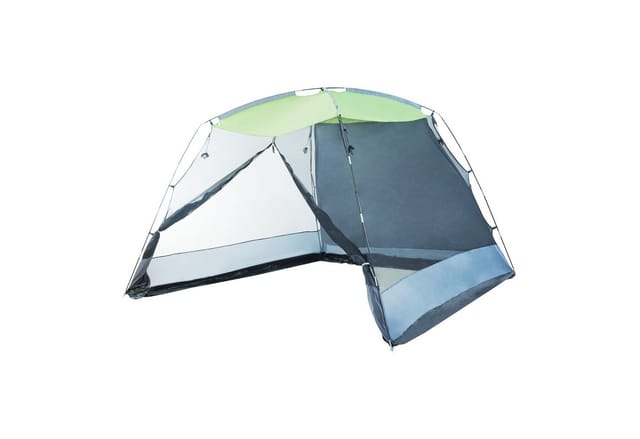 Pro.tec - Netzpavillon Beekdaelen 305x305x213 cm Grau/Hellgrün [ ]