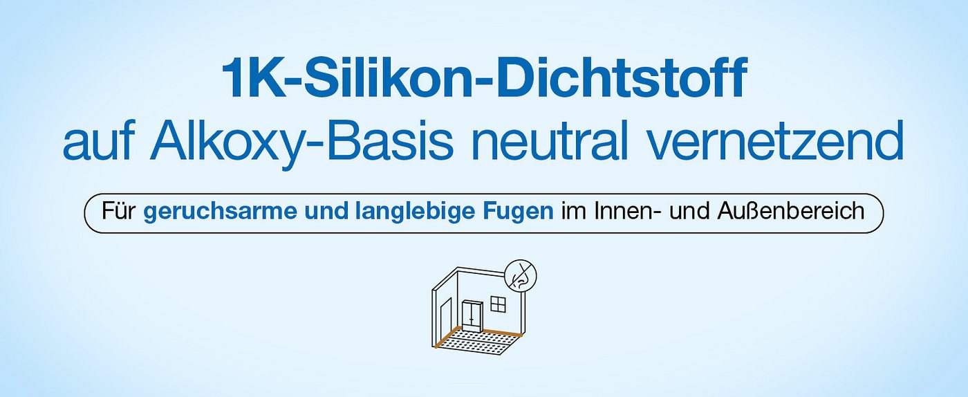 OTTO-Chemie Silikon Ottoseal S125 Boden- und Sanitärsilikon 310ml, Alkoxy-Basis, geruchsarm, universal, optimal für Designbelag Bild 2