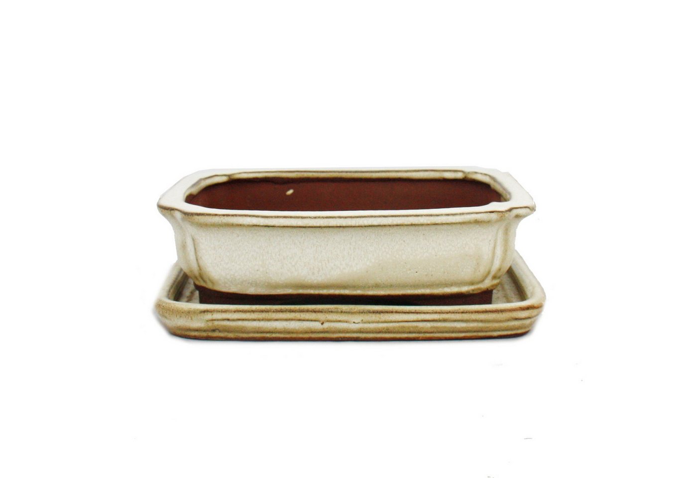 Exotenherz Pflanzschale Bonsai-Schale Unterteller Gr. 2 hellbeige rechteckig G12 L 15,5cm (1 St) Bild 2