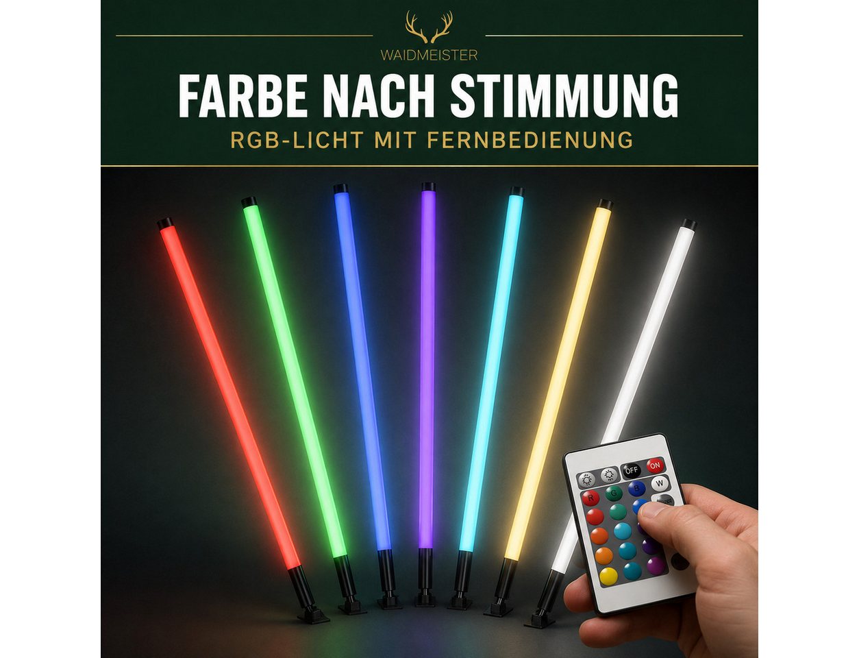 Waidmeister LED Dekolicht LED fest integriert, Farbwechsel, Dimmbar, Niedriger Energieverbrauch Bild 4