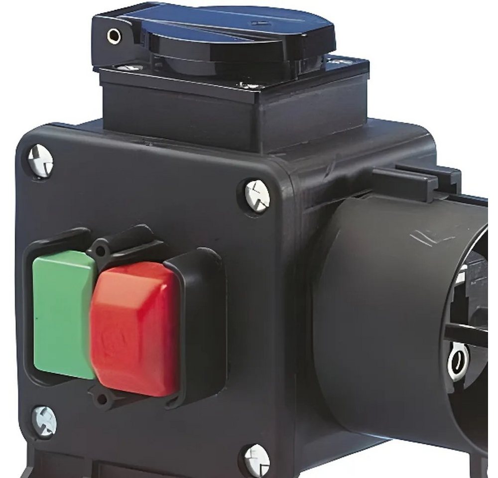 TRIPUS Schalter Sicherheitsschalter 230V - IP44 Maschinenschalter, Automatischer Schutz vor Wiederanlauf bei Stromunterbrechung