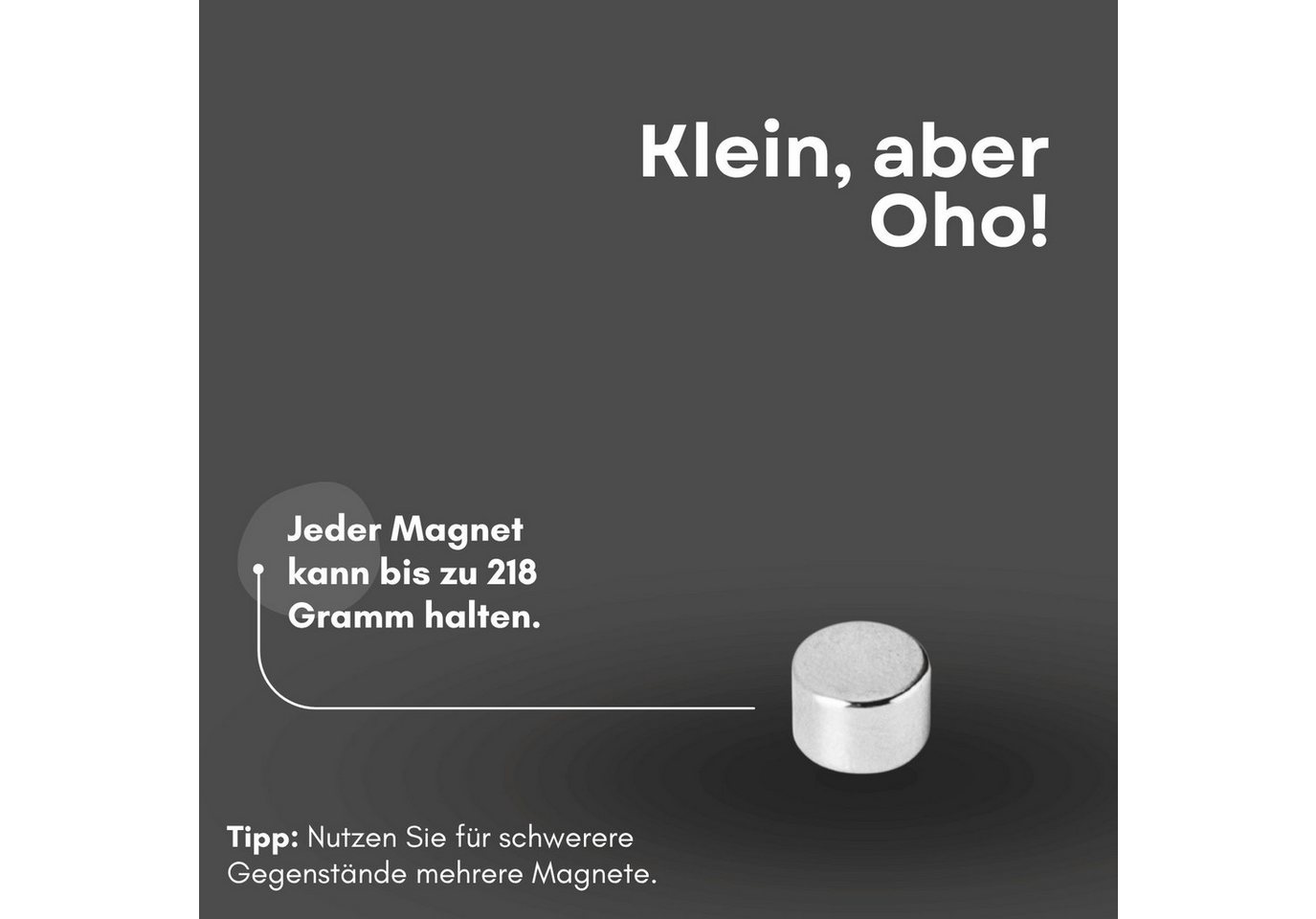 MaajeeKuto Magnet Neodym Magnet Ø3x2 mm N42 – Scheibenmagnet 218 g Haftkraft (50-St) Bild 2