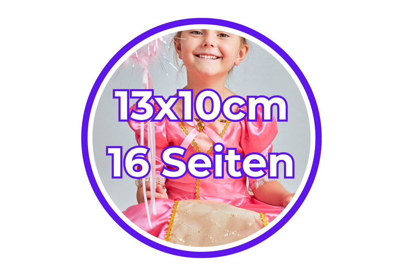 TE-Trend Stickerbuch 12 Stück Prinzessin Motiv Malheft Ausmalheft Set mit je 15 Sticker, mit 15 Prinzessin-Sticker Bild 5