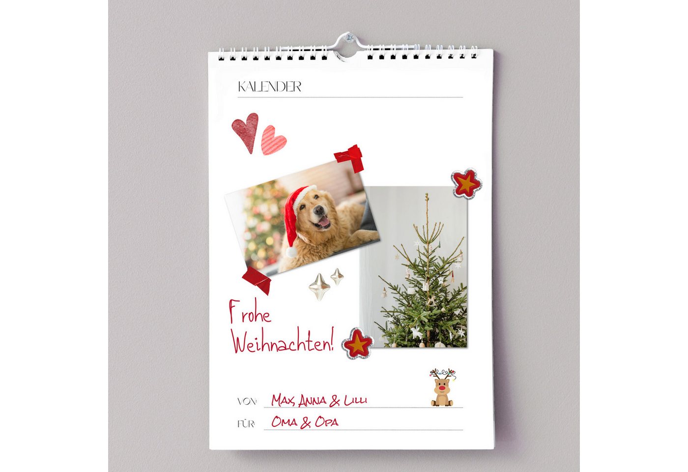 CUPCAKES & KISSES Bastelkalender Bastelkalender A3, Weiß, Jahresunabhängig Bild 4