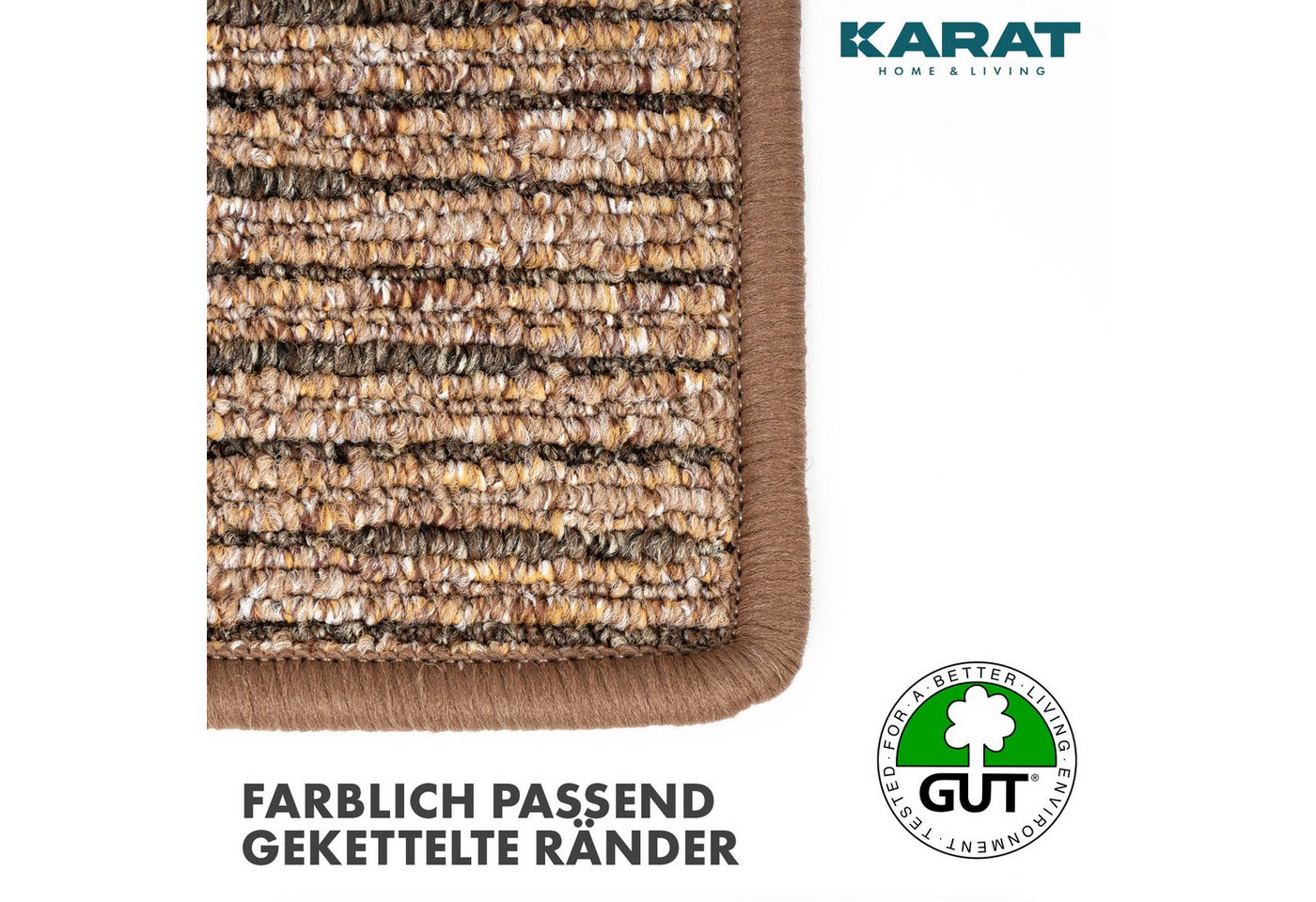 Floordirekt Läufer Geneva, moderner Teppichläufer für Flur, Schlafzimmer und Wohnzimmer, Filzrücken, fußbodenheizungsgeeignet Bild 4