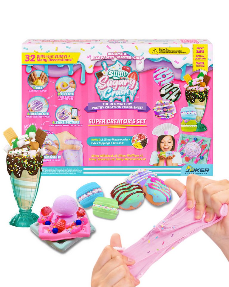 Slimy® Knetform-Set Sugary Crush - Super Creator's Set (1-tlg), Slime und Knete Kreativ-Set zum selber Mischen, Formen und Dekorieren Bild 5