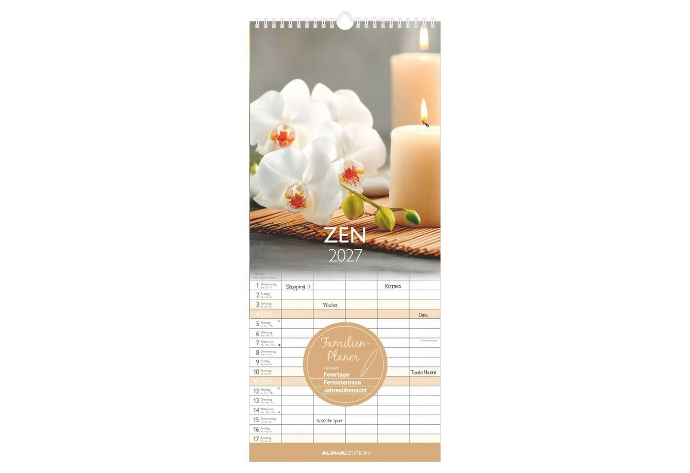Wandkalender Zen 2027 Bild 3