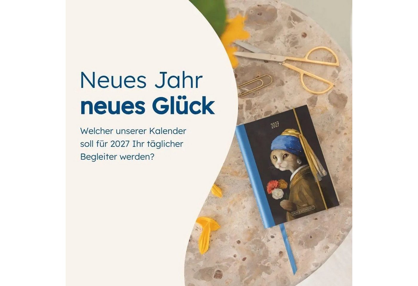 Grafik Werkstatt Taschenkalender Terminplaner 2027 Tierisch kunstvoll Bild 3