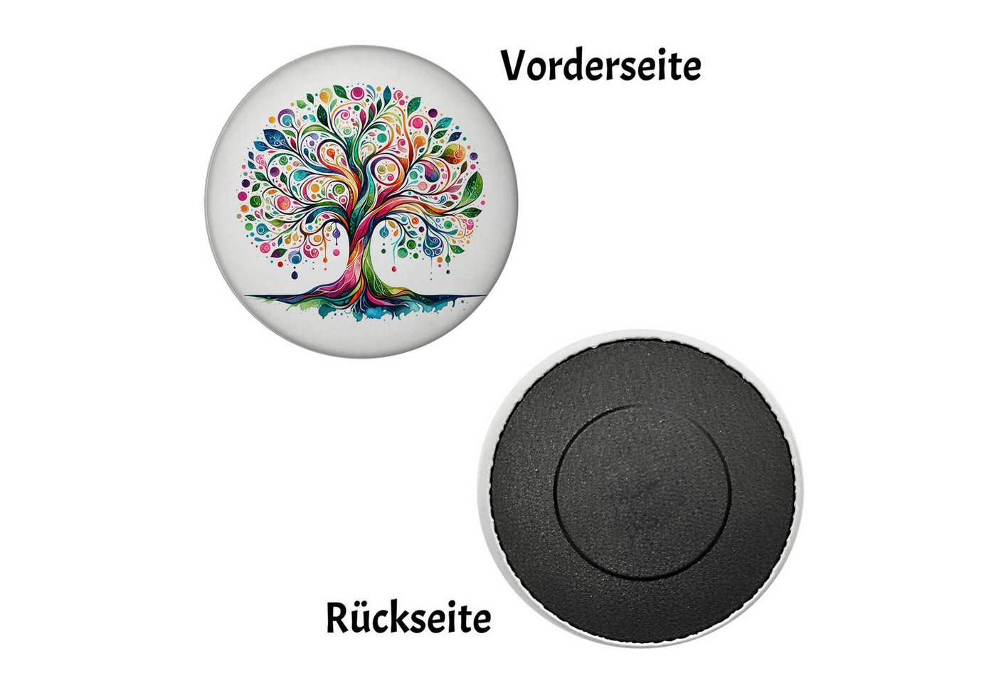 speecheese Magnet Lebensbaum Magnet rund Bild 2