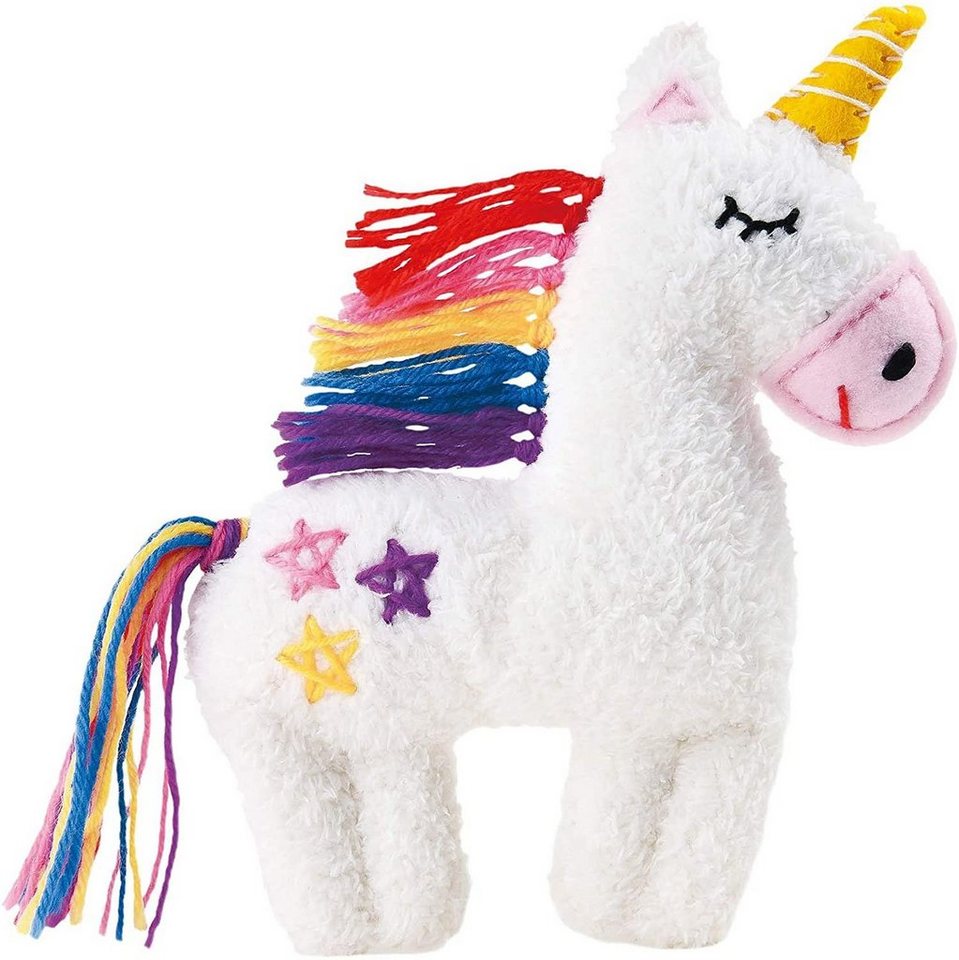 Avenir Kreativset Nähset Einhorn oder Koala - Bastelset für Kinder (Mein erstes Nähset), DIY, deutsche, einfache Anleitung Bild 2
