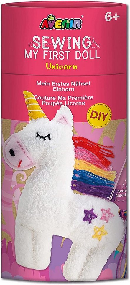 Avenir Kreativset Nähset Einhorn oder Koala - Bastelset für Kinder (Mein erstes Nähset), DIY, deutsche, einfache Anleitung Bild 3