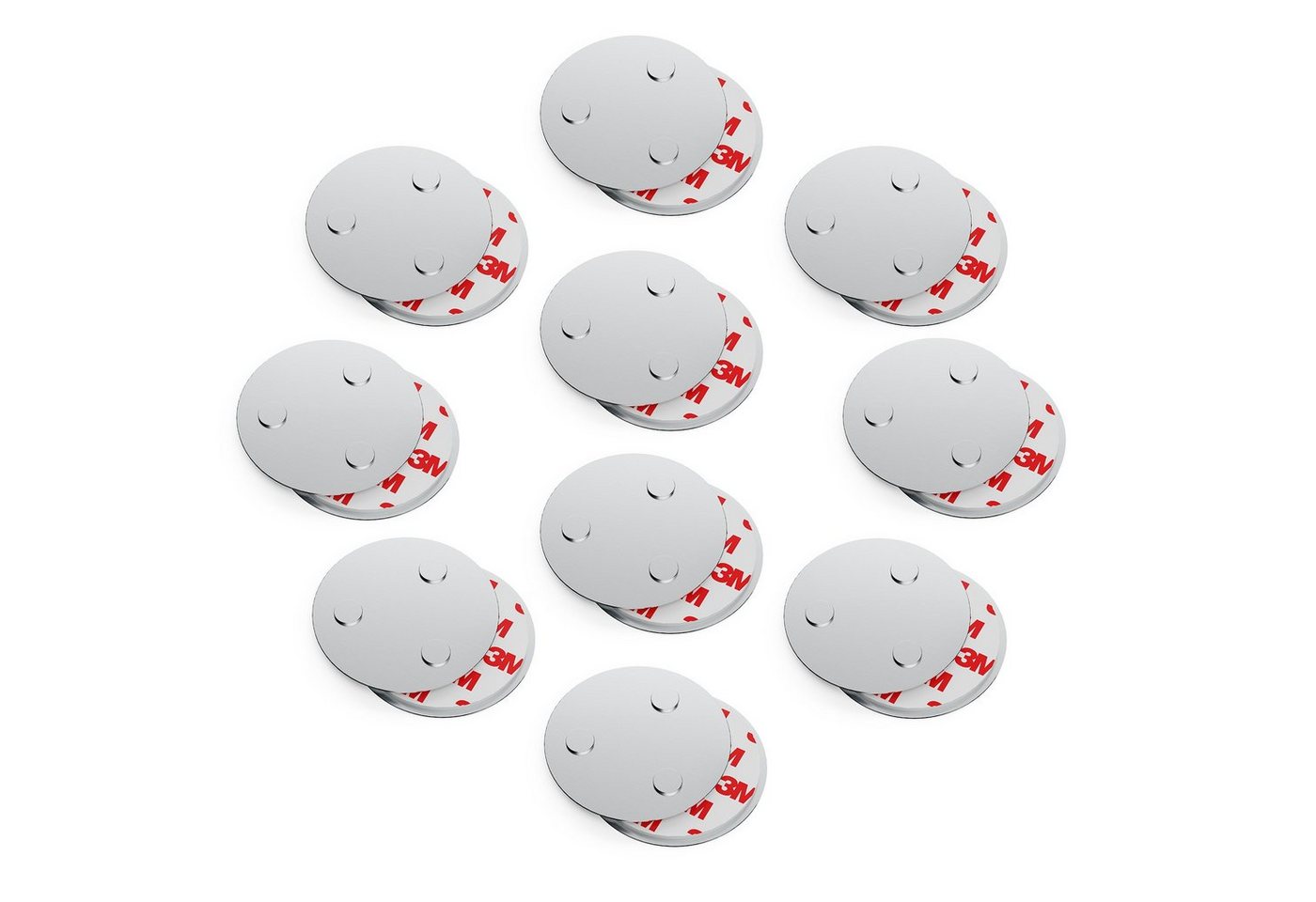 conecto Magnethalter conecto Magnet-Halterung, starke Magnet-Befestigung, universell verwen (10-St) Bild 2