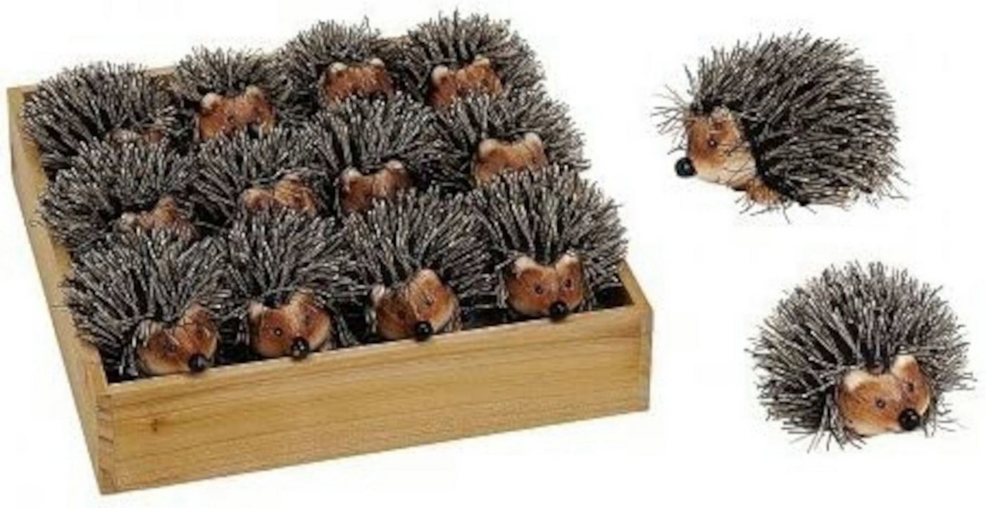 Gartenfigur Dekoset Igel Figuren 12 Stück Set Herbstdekoration Deko Herbst neu