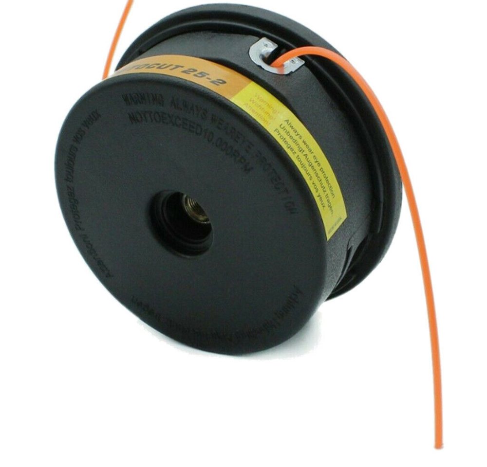 Trade-Shop Rasentrimmer-Ersatzspule Fadenkopf 2x passend für Stihl FS62AVRE FS66AVE FS66AVRE FS74 FS74AVE, (2-St), Nylon Doppelfaden / ersetzt Stihl 25-2 Autocut, 4002-710-2108 Bild 2
