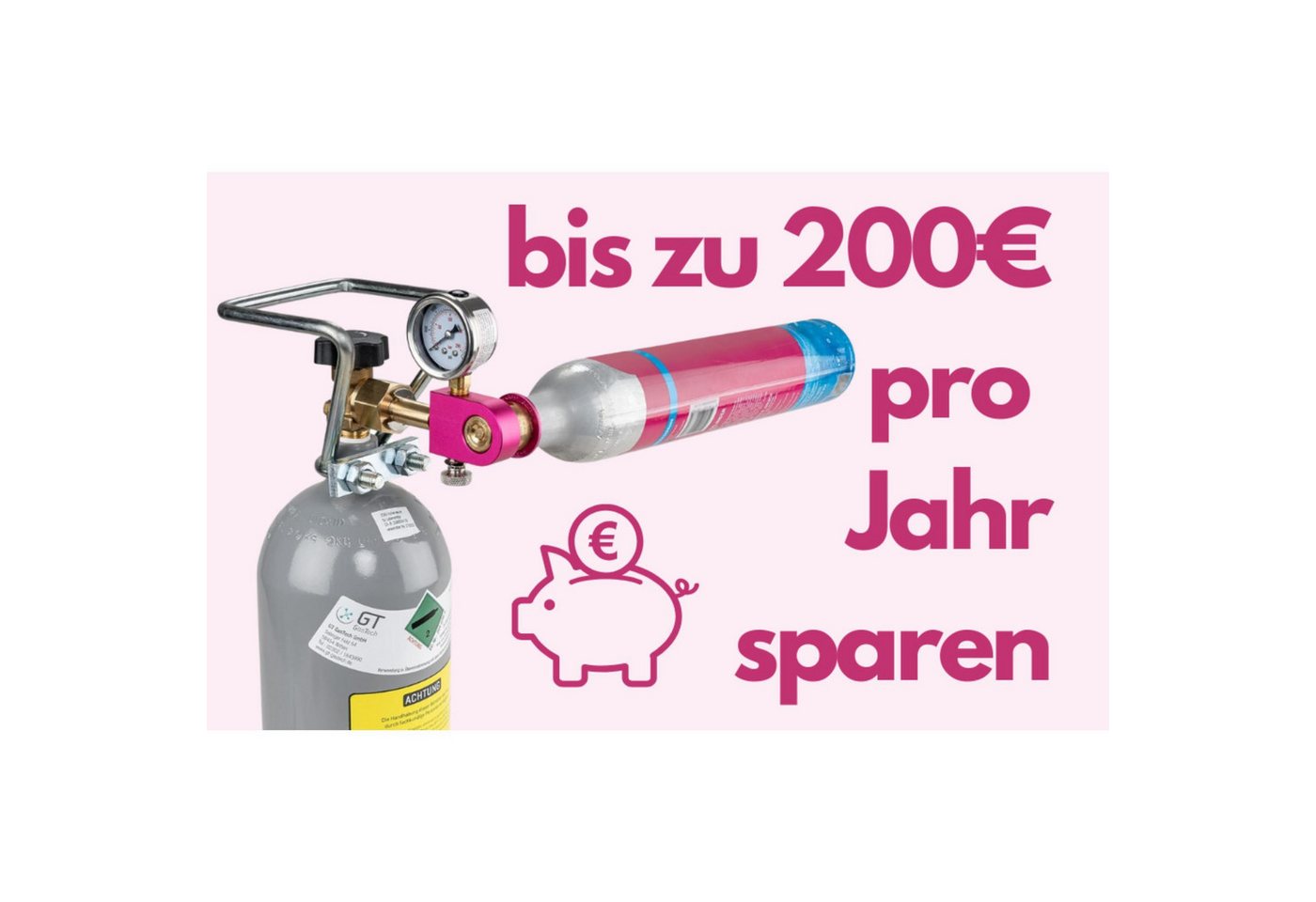 SPRUDELUX Schlauchadapter CO₂-Umfülladapter Quick Connect für Wassersprudler, füllt QC-Zylinder aus großen CO₂-Flaschen nach Bild 2
