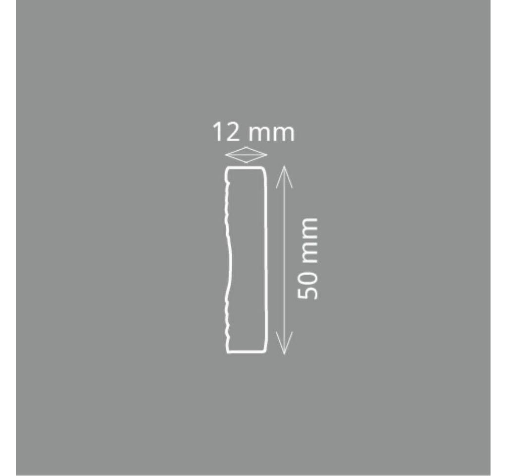 Homestar Zierleiste FL 50 (12 x 50 mm), Länge 2 m, zum kleben, Polystyrol, überstreichbar Bild 4