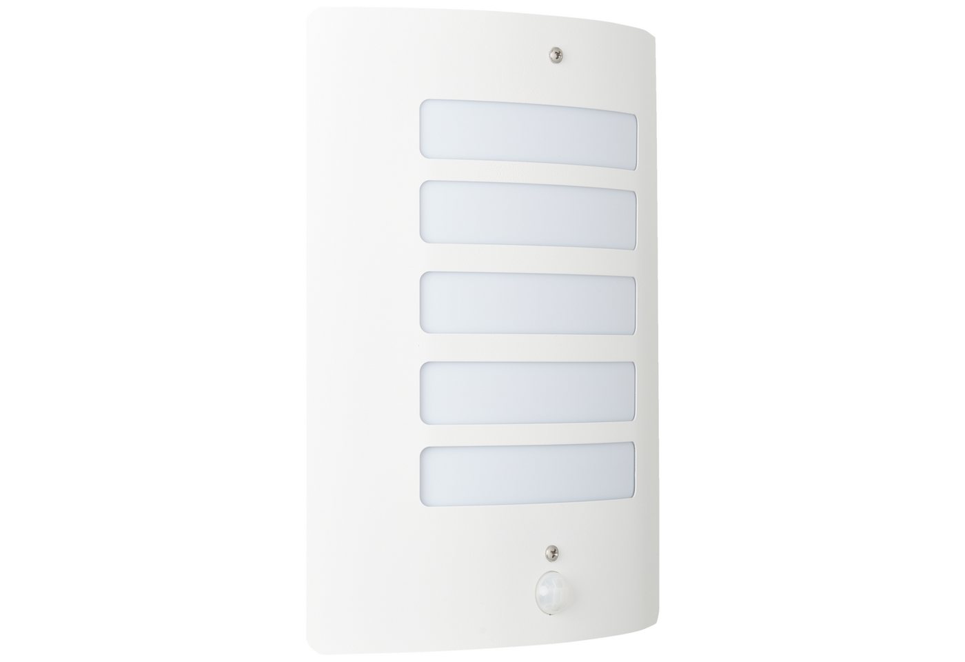 Lightbox Wandleuchte, Bewegungsmelder, ohne Leuchtmittel, Außen Wandlampe, Bewegungsmelder, 29 x 23 cm, E27, max. 60 W, weiß Bild 2
