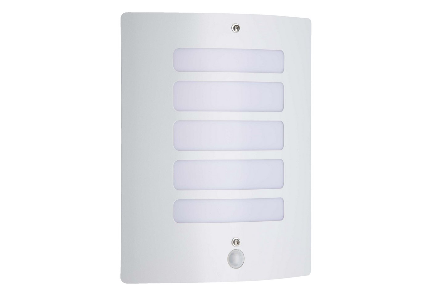 Lightbox Wandleuchte, Bewegungsmelder, ohne Leuchtmittel, Außen Wandlampe, Bewegungsmelder, 29 x 23 cm, E27, max. 60 W, weiß Bild 5