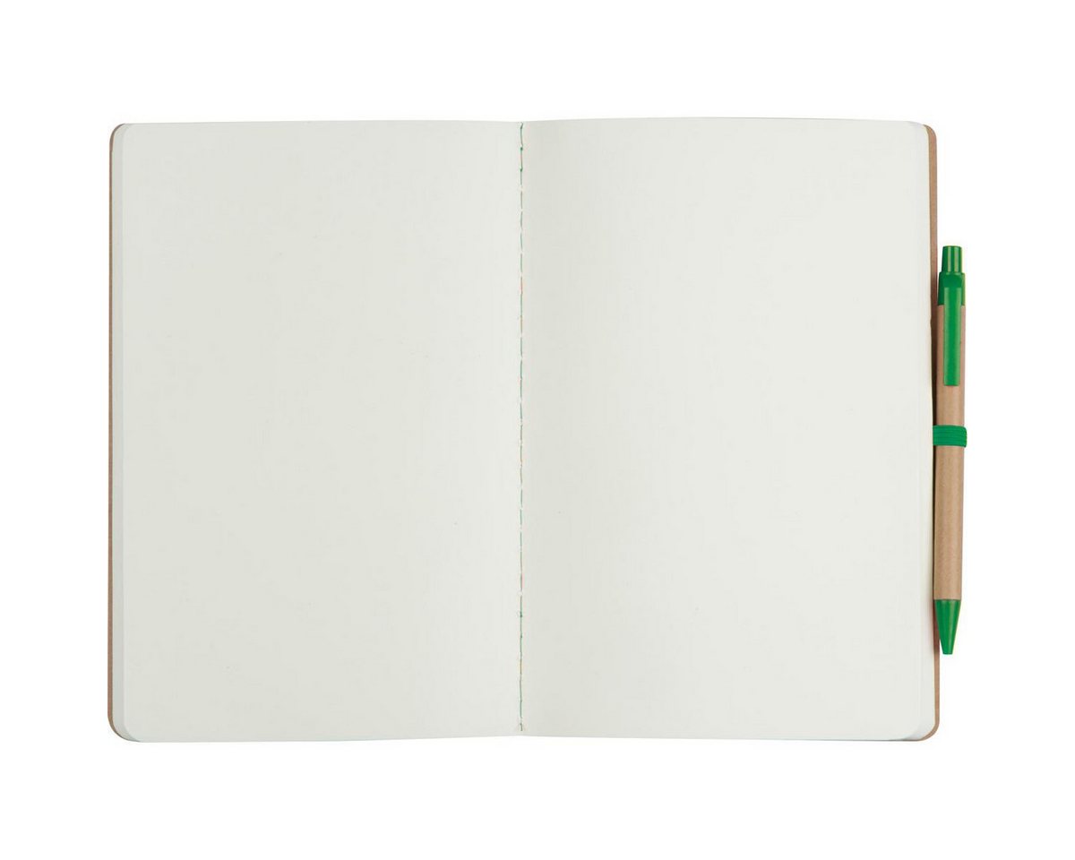 Macma Notizbuch 4x Recyceltes Notizheft / DIN A5 / 120 blanco Seiten / 4 Farben