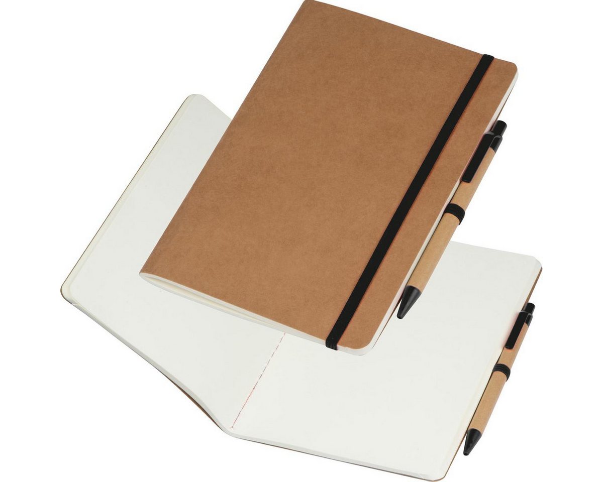 Macma Notizbuch 4x Recyceltes Notizheft / DIN A5 / 120 blanco Seiten / 4 Farben Bild 2