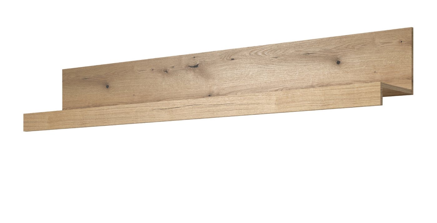 Furn.Design Wandregal Tralee, Wandboard in Eiche Dekor, Breite 180 cm