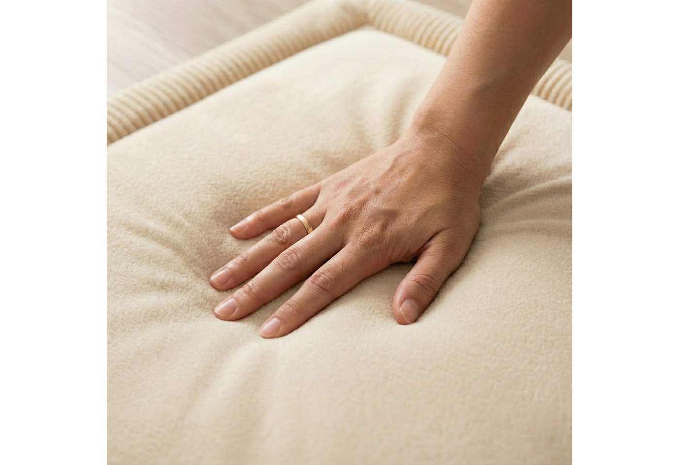 Sanosoft Kinderteppich Sanosoft samtweicher und kuscheliger Krabbelteppich "Sterne" 120x170cm, Höhe: 30 mm, Öko-Tex 100 Bild 3