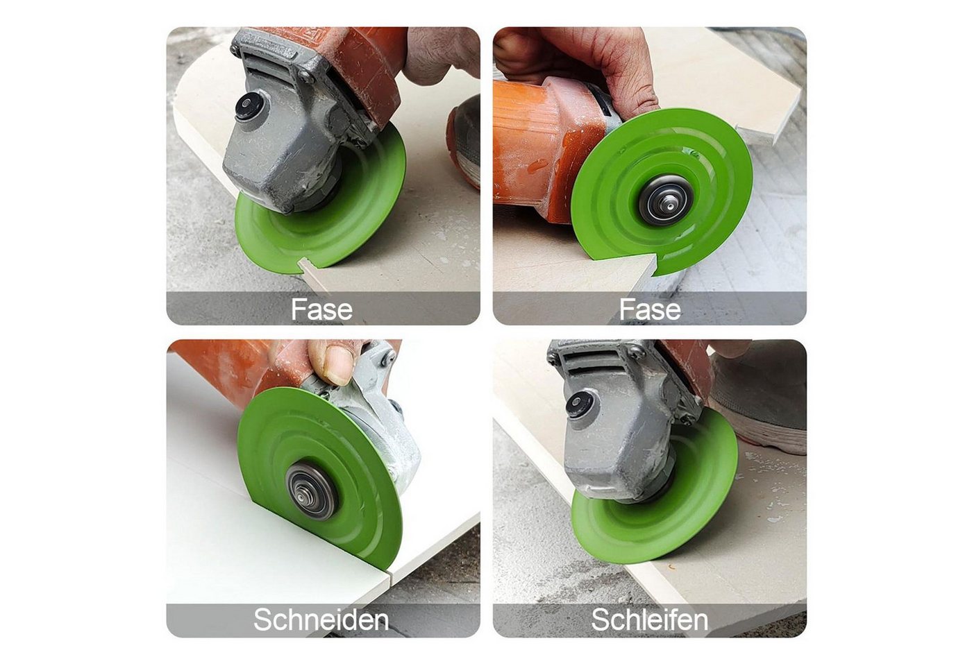 FELIXLEO Diamanttrennscheibe 3 Stück 115 mm Diamanttrennscheibe ultradünn Porzellan Glas Keramik Bild 3