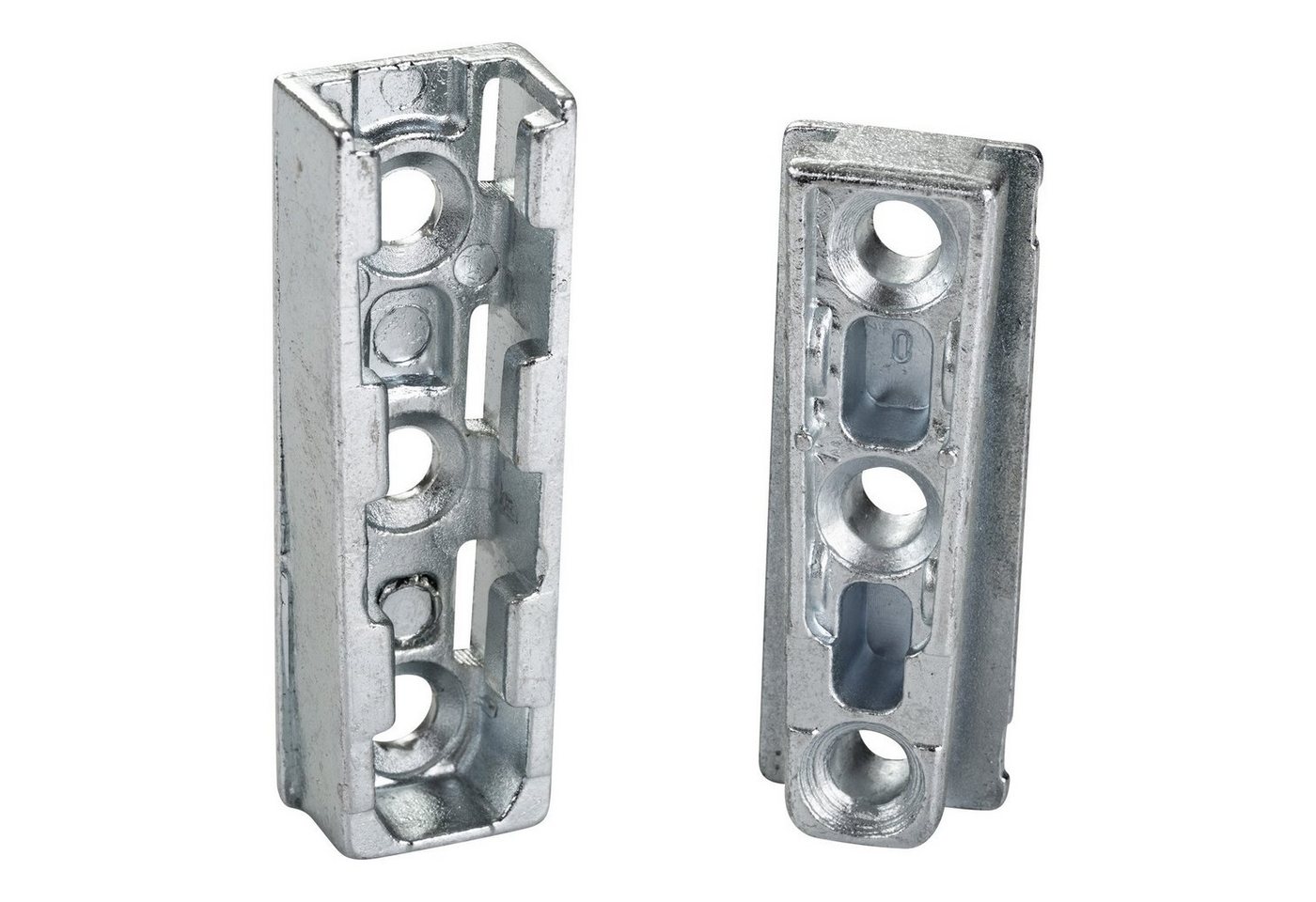 SO-TECH® Möbelbeschlag Möbelverbinder verdeckt Bettverbinder SOLID Korpusverbinder (10 St), 10er Set, aus Metall, Tragkraft bis 250 kg