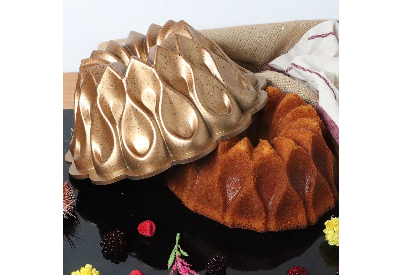 SERENK Backform SERENK Gugelhupf-Form 26 cm – Antihaft-Kuchenform für Kuchen & Gebäck, (1-tlg)