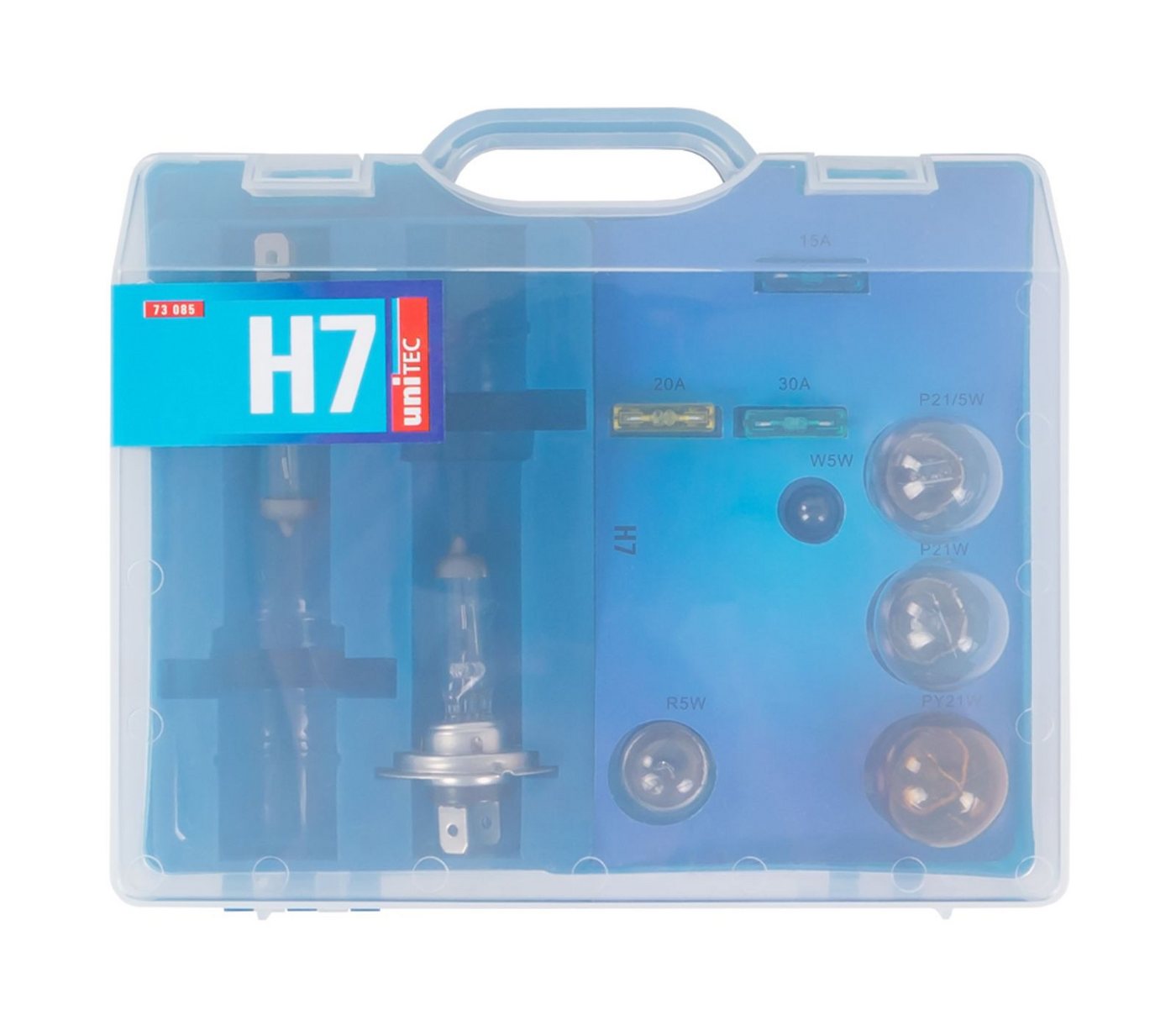 UNITEC KFZ-Ersatzleuchte Auto-Ersatzbirnen H7 Bremslicht Sicherung Rücklicht Scheinwerferlampe Bild 4