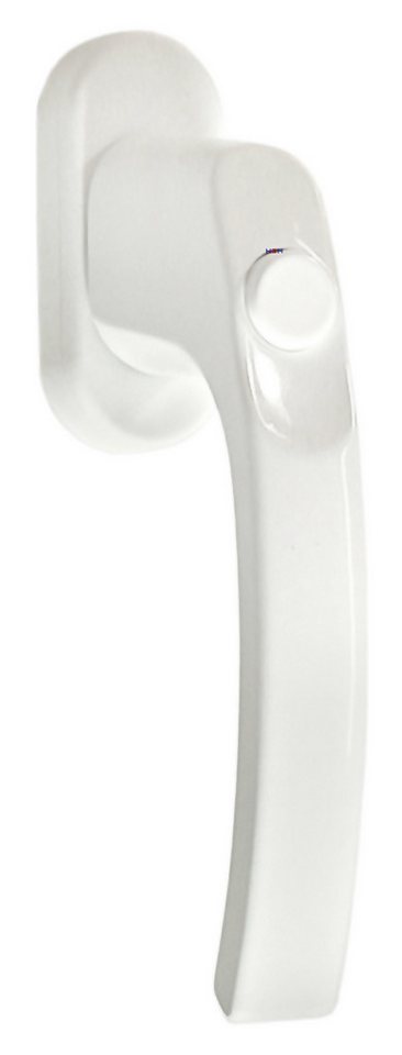 Häusler Onlinehandel GmbH Fenstergriff Fenstergriff Sets FG 6 Weiss mit Druckknopf Fenstergriffe, 4 x Fenstergriff, L: 13.5 cm, 90 Grad Rasterung Bild 3