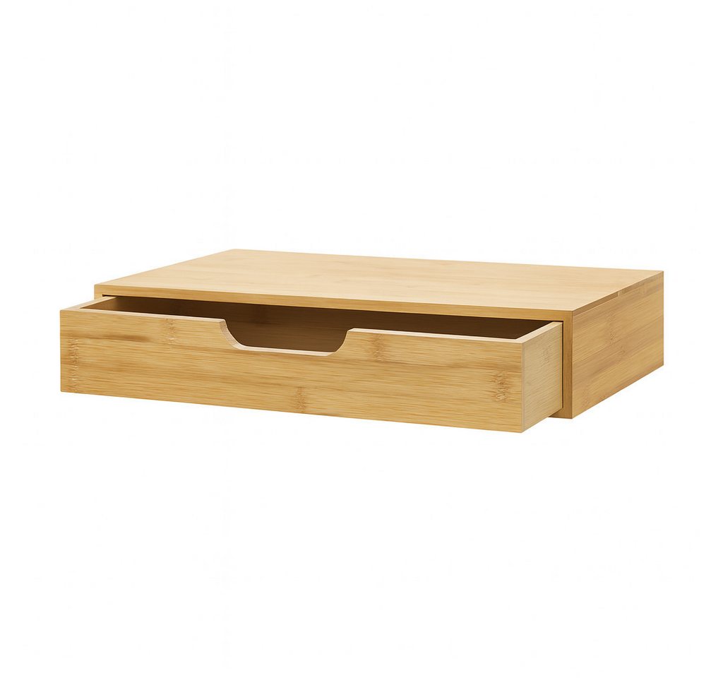 AD.CON Wandregaltisch Wandregal mit Schublade Hängeregal Regal mit Stauraum Wandboard Bild 5