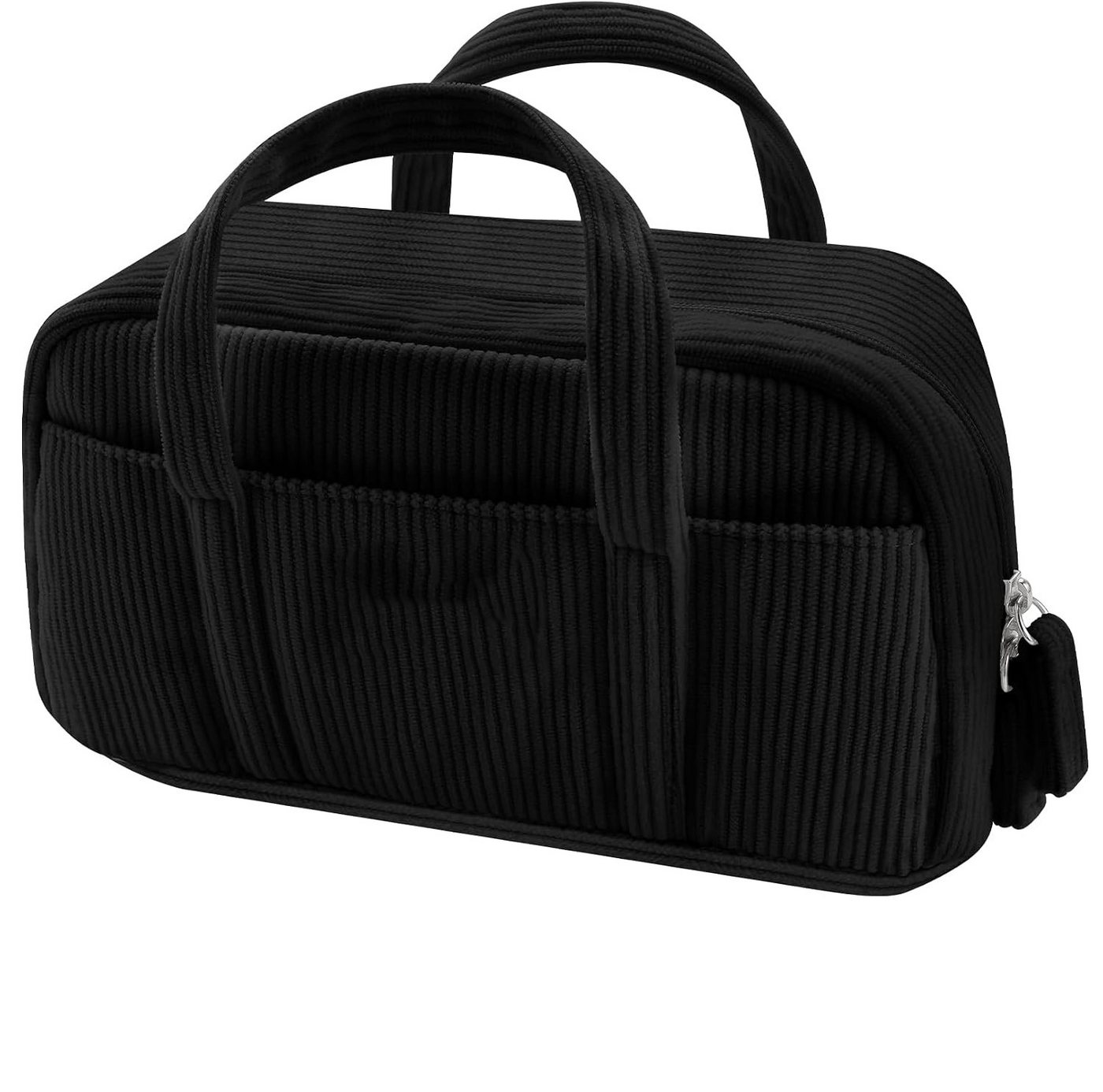 Diwzbyn Federmäppchen Federtaschen, extra große Stiftetasche mit 5 Fächern, Mäppchen, mit weiter Öffnung, weicher Organizer aus Cord mit Reißverschluss Bild 5