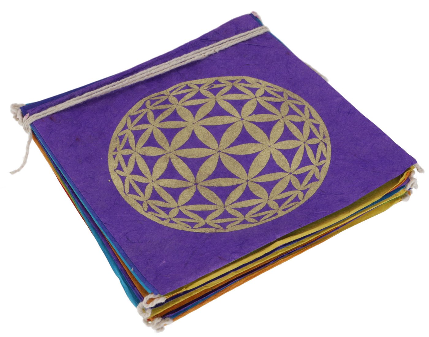 Guru-Shop Wimpelkette Gebetsfahne aus Papier 2,50 m, Buddhistische.. Bild 2