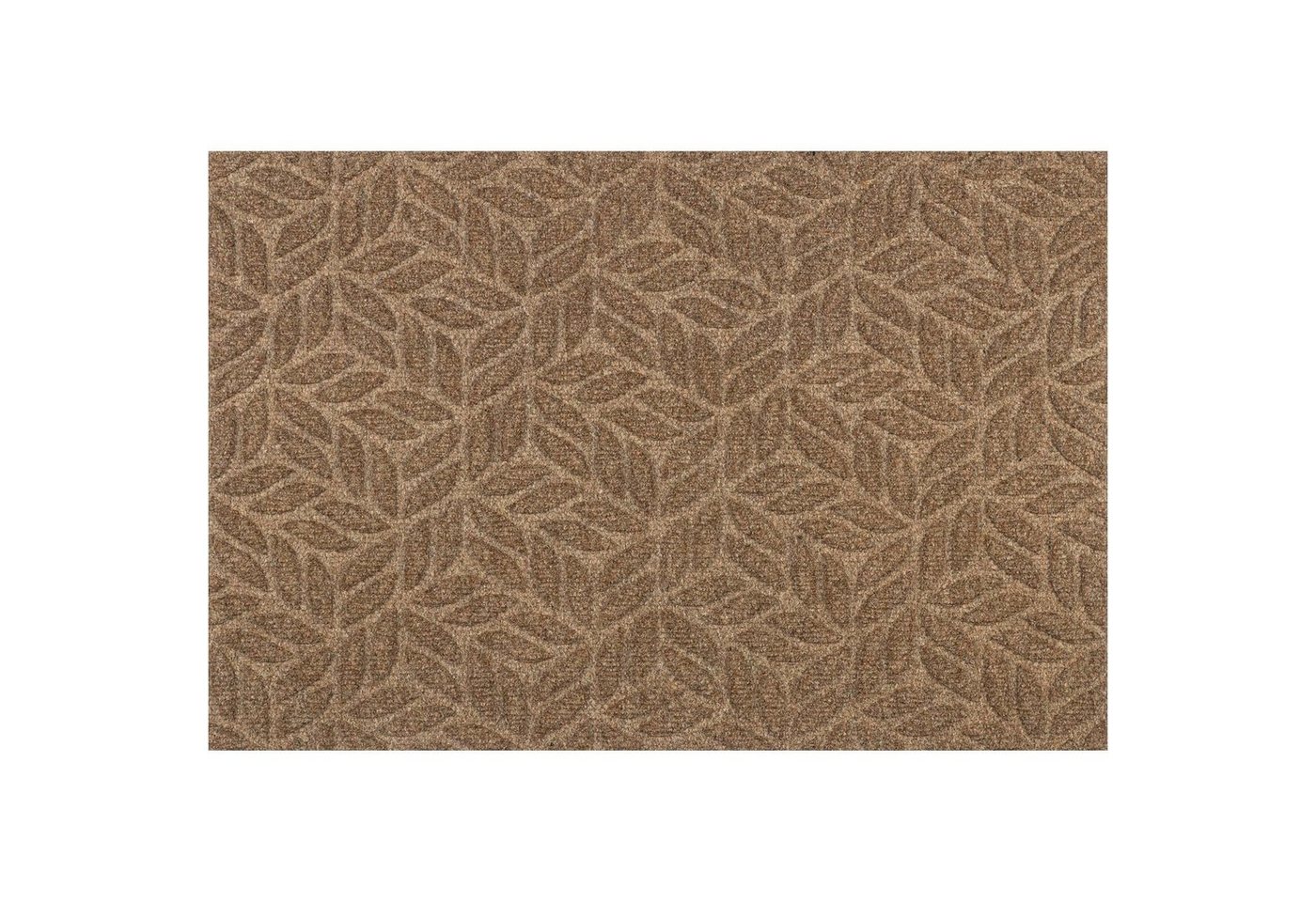 wash+dry by Kleen-Tex Fußmatte Fußmatte 60x90 Dune Leaves Taupe, Eingangsmatte groß, Höhe: 600 mm