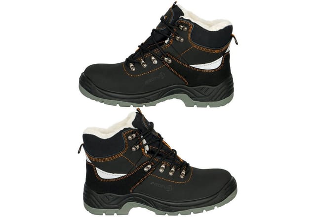 Profus Arbeitsstiefel gefüttert Sicherheitsstiefel Warme Arbeitsschuhe S3 Arbeitsschuh