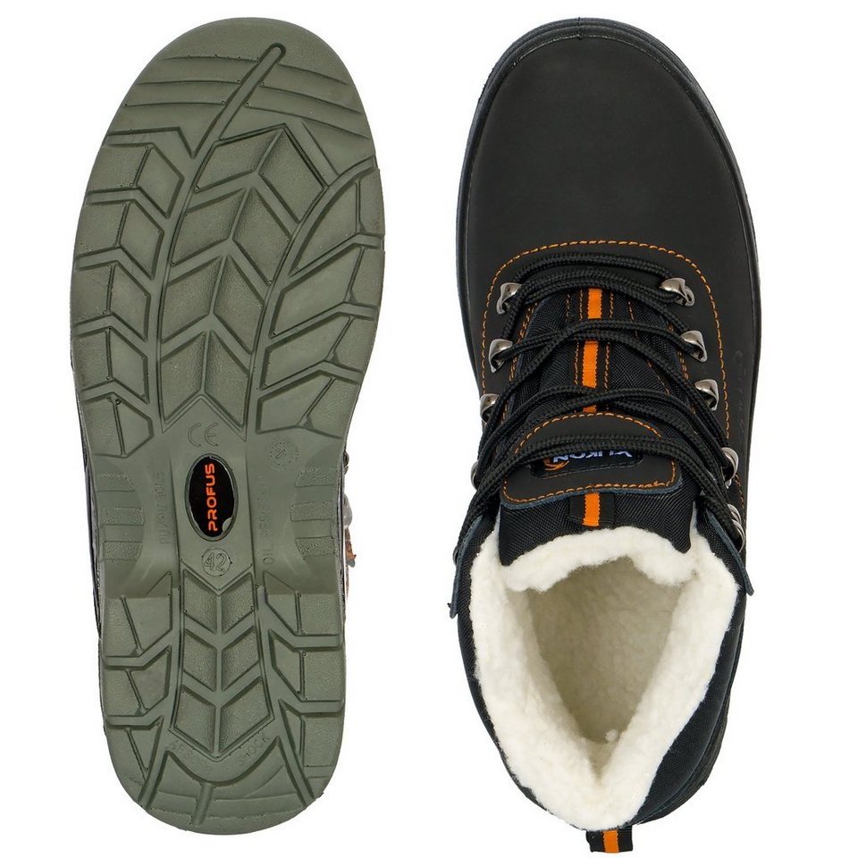 Profus Arbeitsstiefel gefüttert Sicherheitsstiefel Warme Arbeitsschuhe S3 Arbeitsschuh Bild 3