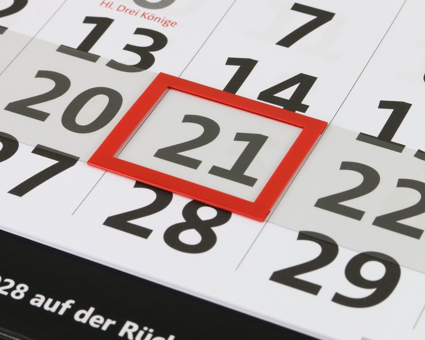 Anschütz Wandkalender XXL 3-Monatskalender 2027 Bild 2