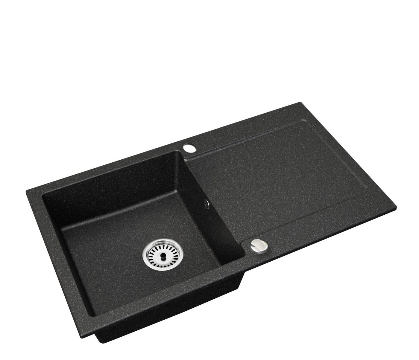 Faizee Home Granitspüle Faizee Home, Granitspüle Element 90x50 cm mit Abtropffläche