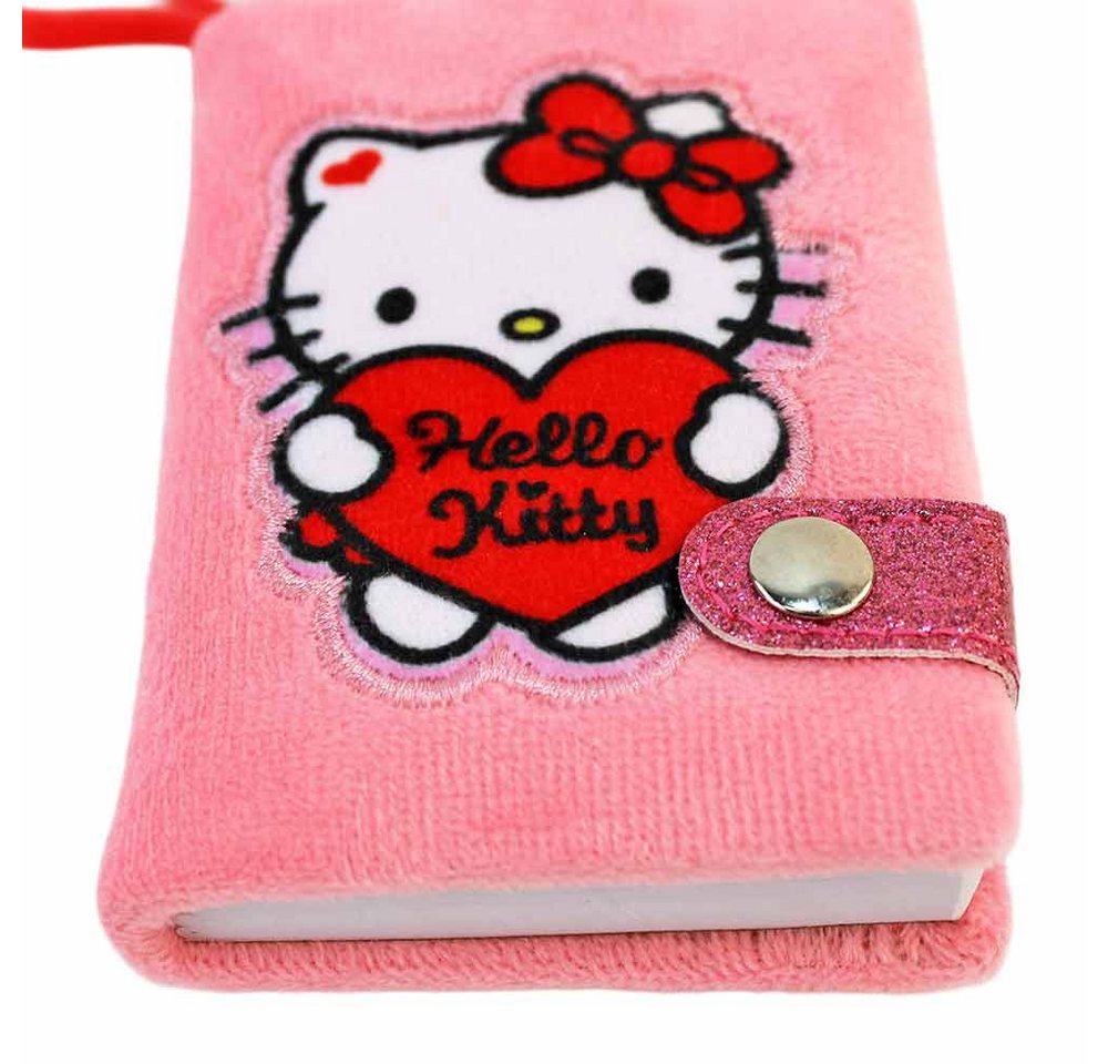 SANRIO Notizbuch Hello Kitty Notizbuch Mini mit Plüsch - ca. 10 cm Bild 3