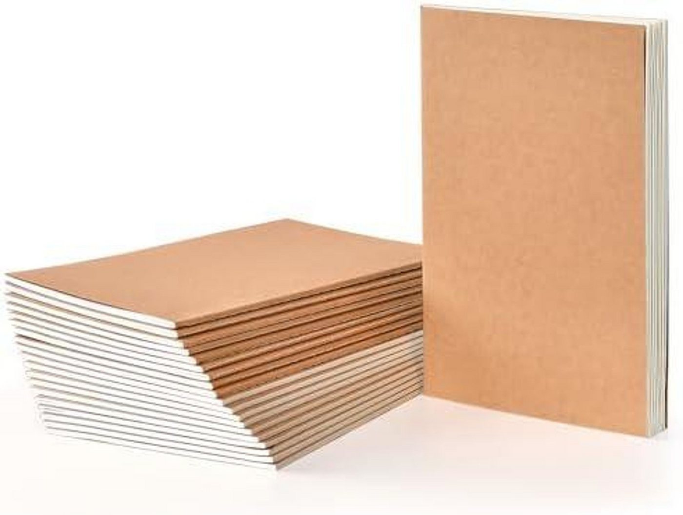 FELIXLEO Notizbuch Hochwertiges Kraft Cover bietet einen stabilen Schutz für Notizen Bild 3